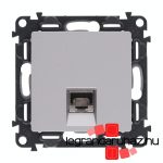 Legrand Valena Life 1xRJ45 Cat. 6A STP csatlakozóaljzat alumínium, Legrand 753348