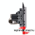 Legrand Valena Life 1xRJ45 Cat. 6A STP csatlakozóaljzat alumínium, Legrand 753348