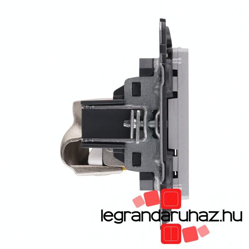 Legrand Valena Life 1xRJ45 Cat. 6A STP csatlakozóaljzat alumínium, Legrand 753348