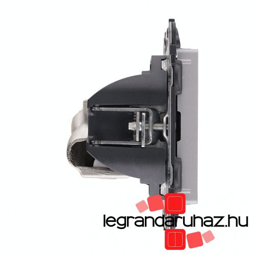 Legrand Valena Life 2xRJ45 Cat. 6A STP csatlakozóaljzat alumínium, Legrand 753349