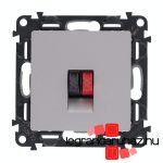 Legrand Valena Life hangszóró-csatlakozóaljzat (2 kivezetéssel) alumínium, Legrand 753372