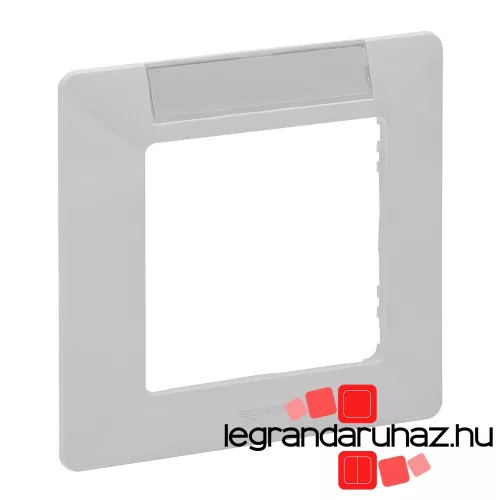 Legrand Valena Life egyes keret, címketartóval fehér, Legrand 754011