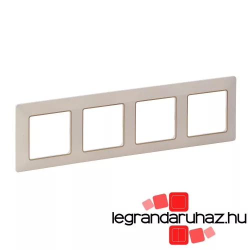Legrand Valena Life négyes keret elefántcsont–arany, Legrand 754064