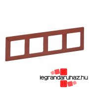 Legrand Valena Life négyes keret terrakotta, Legrand 754074