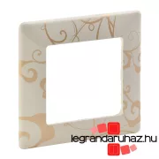   Legrand Valena Life egyes keret rokokó elefántcsont, Legrand 754111