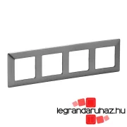 Legrand Valena Life négyes keret Inox dekor, Legrand 754154