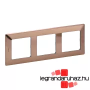 Legrand Valena Life hármas keret réz dekor, Legrand 754163