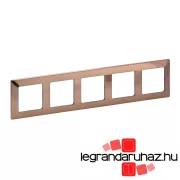 Legrand Valena Life ötös keret réz dekor, Legrand 754165