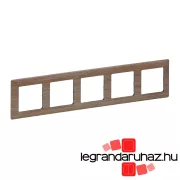   Legrand Valena Life ötös keret bambusz dekor, Legrand 754185