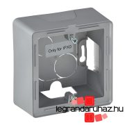   Legrand Valena Life kiemelődoboz, egyes alumínium, Legrand 754211