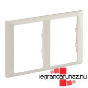   Legrand Valena Life kettős keret 2x2P+F csatlakozóaljzathoz elefántcsont, Legrand 754232