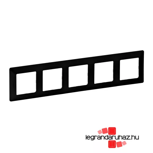 Legrand Valena Life ötös keret, fekete, Legrand 754255