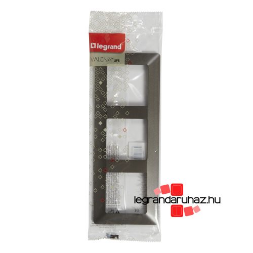 Legrand Valena Life hármas keret grafit, Legrand 754273