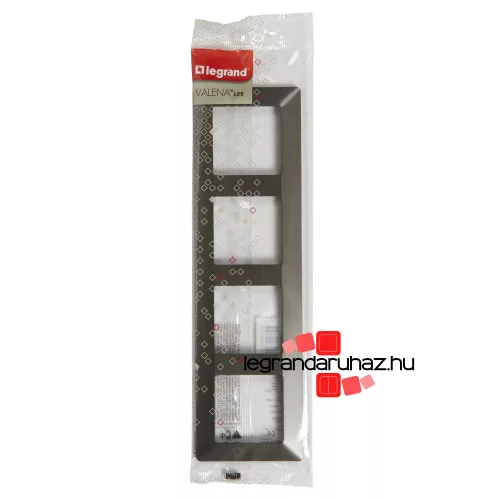 Legrand Valena Life négyes keret grafit, Legrand 754274
