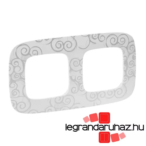 Valena Allure Kettes keret, Króm dekor, Legrand 754342