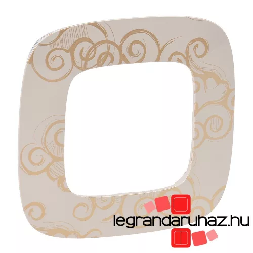 Valena Allure Egyes keret, Arany dekor, Legrand 754351
