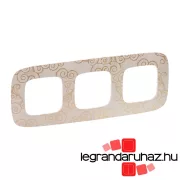 Valena Allure Hármas keret, Arany dekor, Legrand 754353