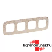 Valena Allure Négyes keret, Arany dekor, Legrand 754354