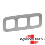 Valena Allure Hármas keret, Alumínium, Legrand 754393