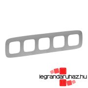   Legrand Valena Allure Ötös keret, Alumínium, Legrand 754395