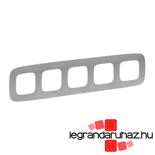 Legrand Valena Allure Ötös keret, Alumínium, Legrand 754395