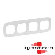 Valena Allure Négyes keret, Gyöngyház, Legrand 754414
