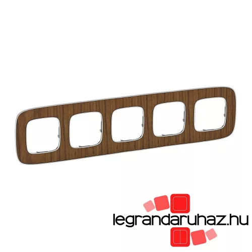 Valena Allure Ötös keret, Dió, Legrand 754465