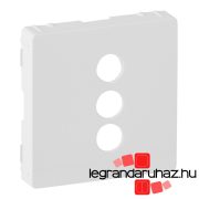   Legrand Valena Life RCA + kompozit videó csatlakozóaljzat burkolat fehér, Legrand 754720