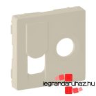   Legrand Valena Life burkolat TV csatlakozóaljzat + RJ45 Cat. 6 UTP aljzat burkolat elefántcsont, Legrand 754831