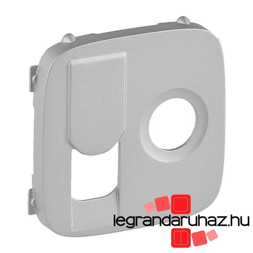 Valena Allure TV+RJ aljzat burkolat, Alumínium, Legrand 754837