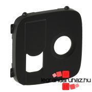Valena Allure TV+RJ aljzat burkolat, Fekete, Legrand 754838