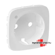   Legrand Valena Allure 2P+F csatlakozóaljzat ellenőrzőfényes burkolat, fehér, Legrand 754855