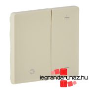   Legrand Valena Life nyomógombos fényerőszabályzó burkolat, elefántcsont, Legrand 754891