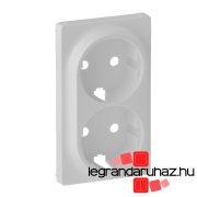   Legrand Valena Life 2x2P+F csatlakozóaljzat burkolat fehér, Legrand 754950