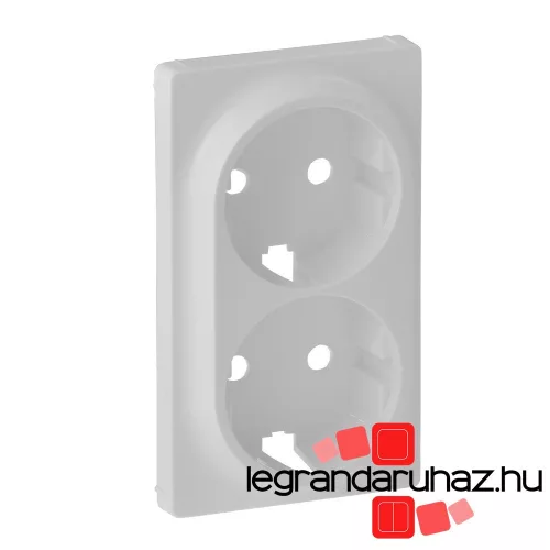 Legrand Valena Life 2x2P+F csatlakozóaljzat burkolat fehér, Legrand 754950