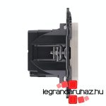 Legrand Valena Allure töltőaljzat kettős USB C-típusú + USB A-típusú csatlakozóval, elefántcsont, Legrand 754966