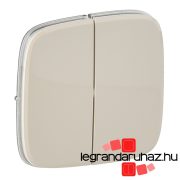   Valena Allure Kettős kapcsoló burkolat, Elefántcsont, Legrand 755026