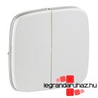   Valena Allure Kettős kapcsoló burkolat, Gyöngyház, Legrand 755029