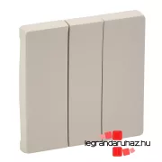   Legrand Valena Life hármas billentyű, Elefántcsont, Legrand 755031