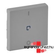   Legrand Valena Life fényjelzős I/O billentyű alumínium, Legrand 755042