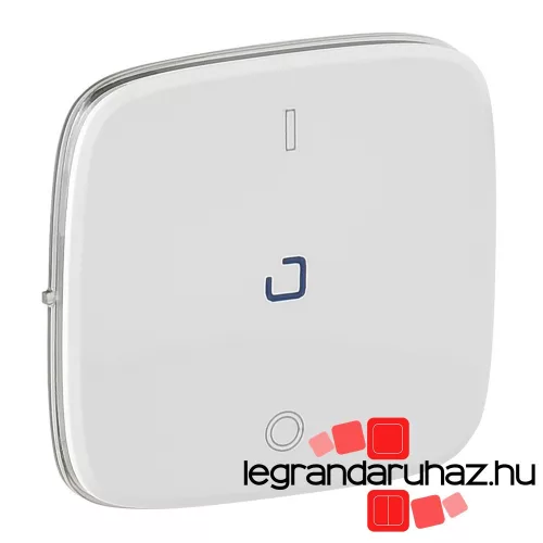 Valena Allure Kétpólusú kapcsoló burkolat, fényjelzős, Fehér, Legrand 755045