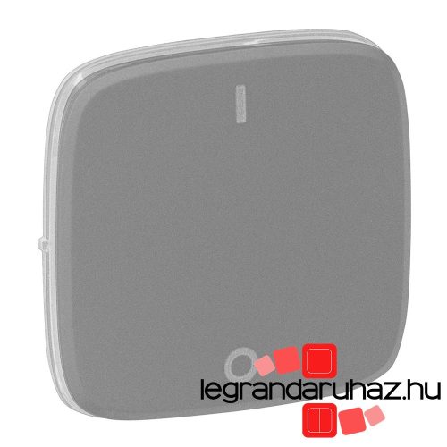 Valena Allure Kétpólusú kapcsoló burkolat, Alumínium, Legrand 755127