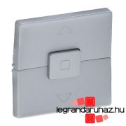   Legrand Valena Life redőnykapcsoló és -nyomó burkolat alumínium, Legrand 755142