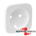   Valena Allure 2P+F csatlakozóaljzat burkolat, Fehér, Legrand 755205