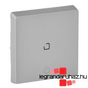   Legrand Valena Life világítás + késleltetett ventilátor és időkapcsoló burkolat alumínium, Legrand 755212