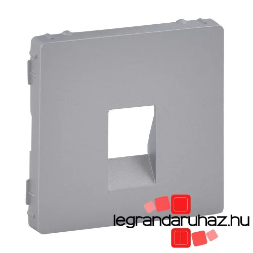 Legrand Valena Life hangszóró-csatlakozóaljzat burkolat, 2 kivezetéssel alumínium, Legrand 755362
