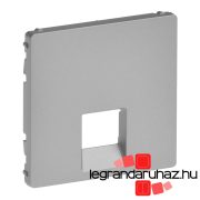   Legrand Valena Life 1xRJ45/RJ11 csatlakozóaljzat burkolat alumínium, Legrand 755412