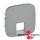   Valena Allure RJ11/RJ45 aljzat burkolat, Alumínium, Legrand 755417