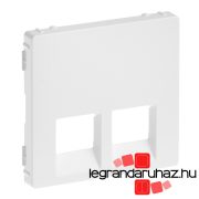  Legrand Valena Life 2xRJ45/RJ11 csatlakozóaljzat burkolat fehér, Legrand 755420