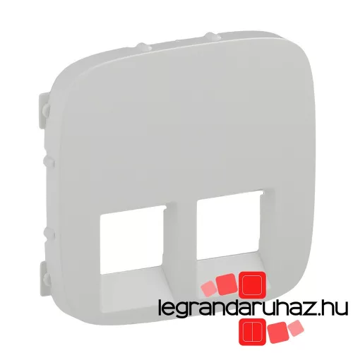 Valena Allure 2xRJ11/RJ45 aljzat burkolat, Fehér, Legrand 755425